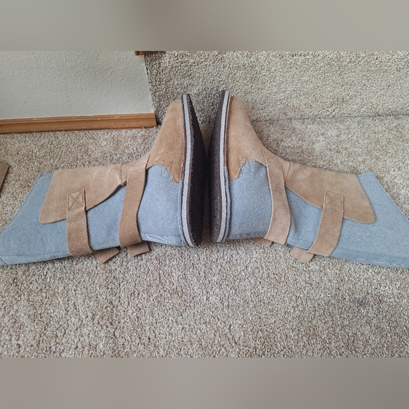 NWOT Sorel Chipahko Unisex Felt And Suede Boot Tan/Gray Size Men 6 Wm 8 - Picture 7 of 8